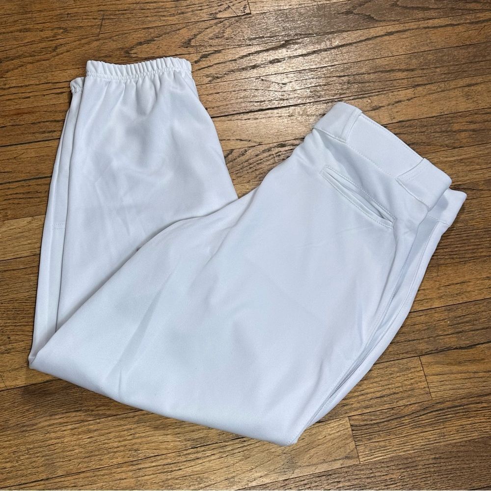 CHAMPRO White baseball Jogger Pants with Elastic Waist